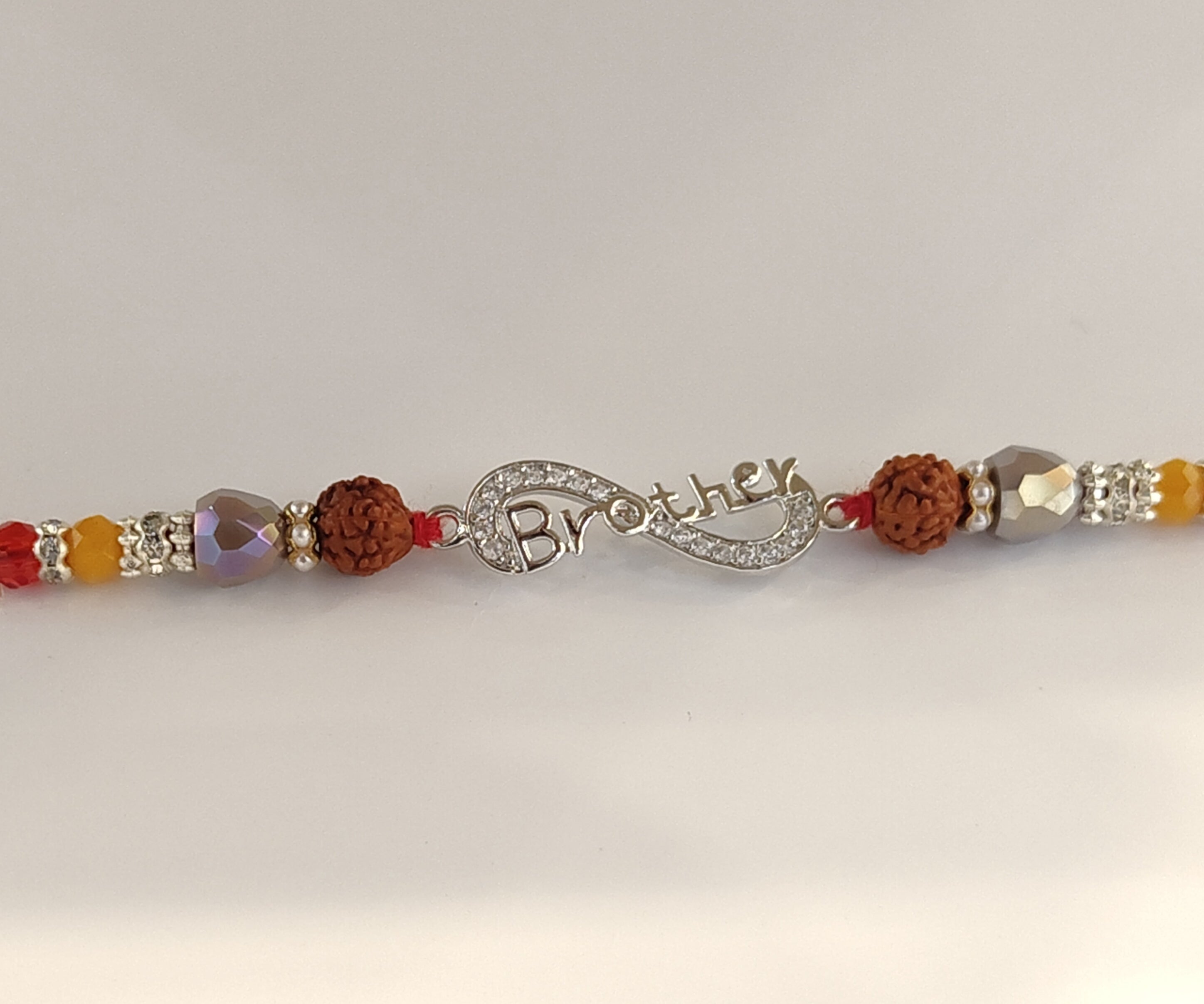 Silver Infinity Brother Rakhi