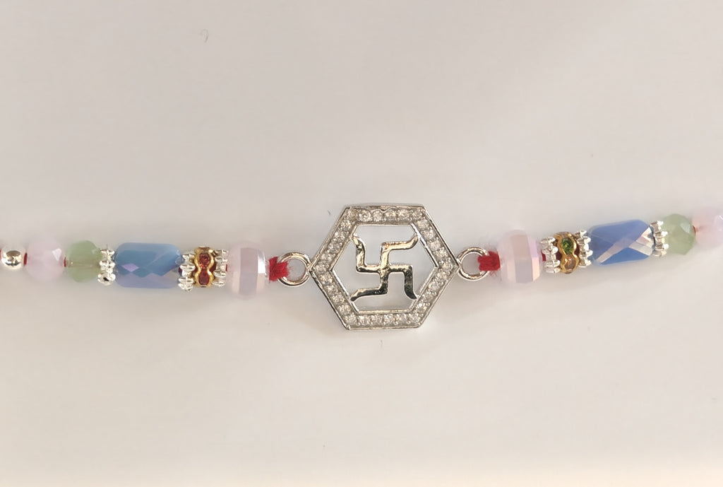 Silver Sankhiya Rakhi