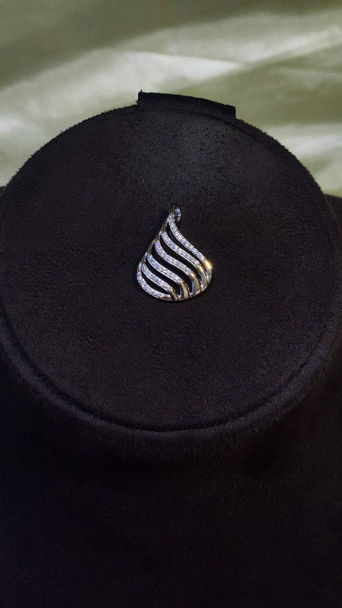 Silver Wave Pendant