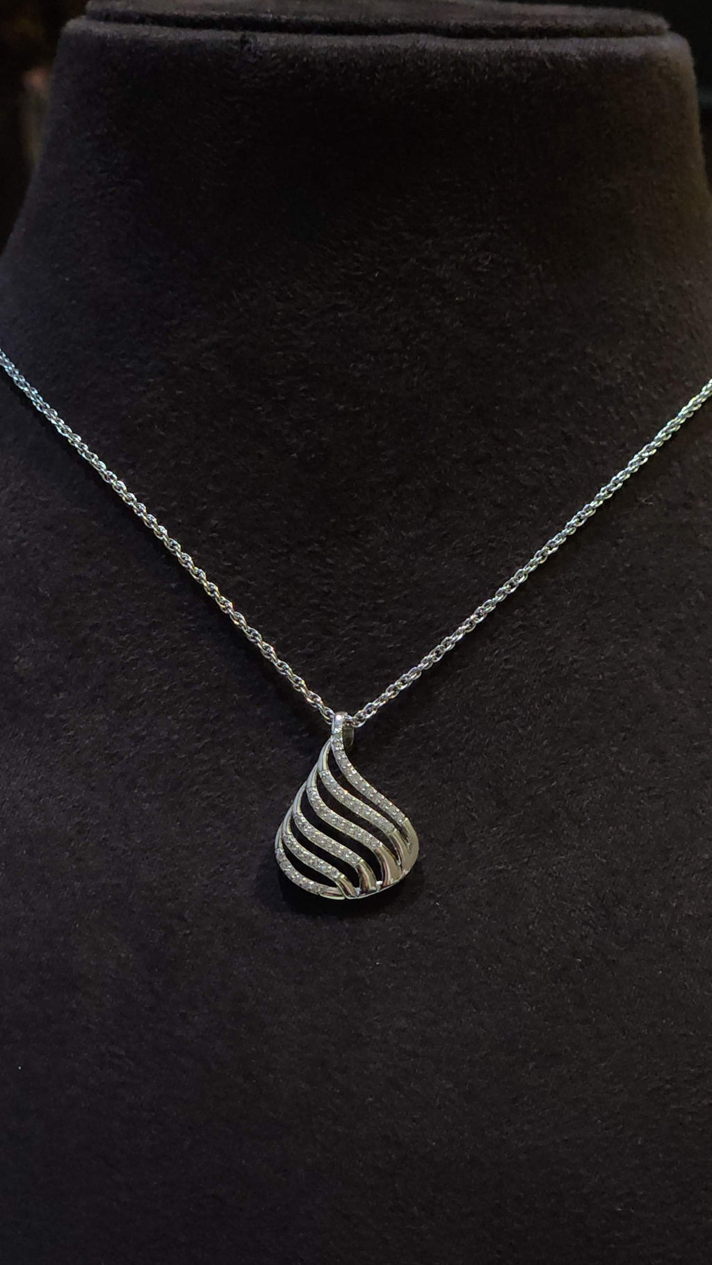 Silver Wave Pendant