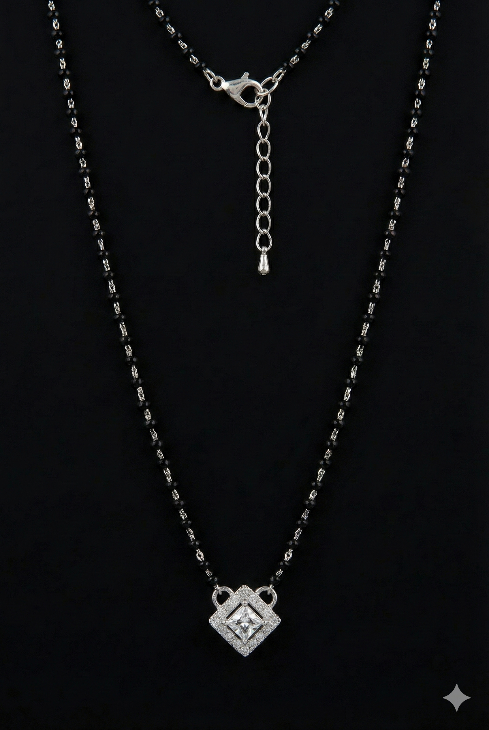 Square CZ Mangalsutra_1