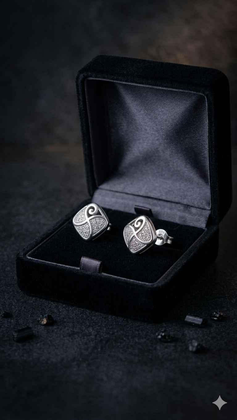 Swirl Stud Earrings