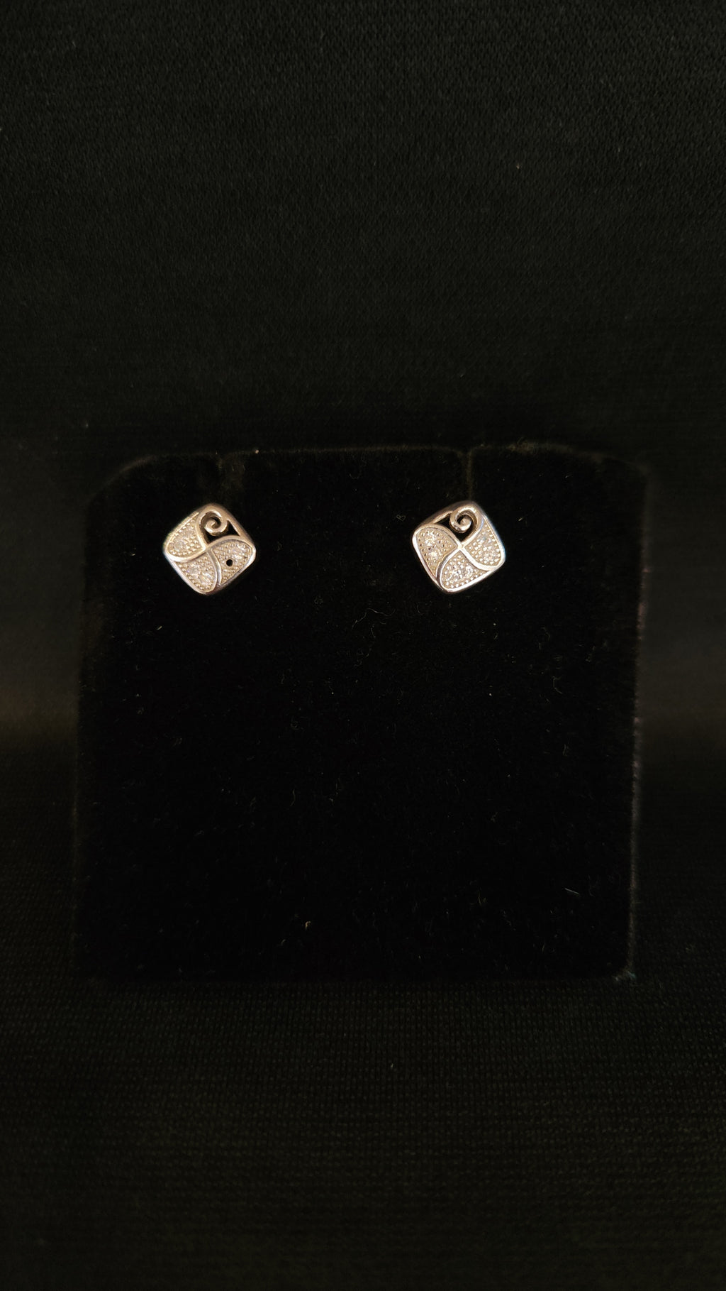 Swirl Stud Earrings