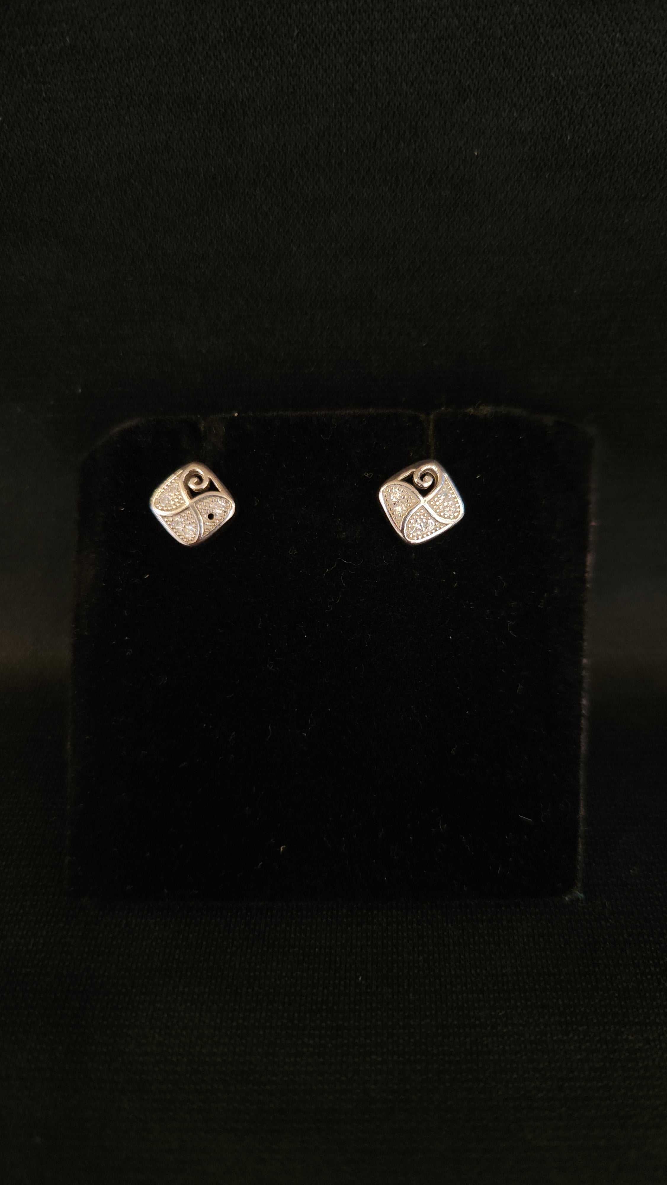 Swirl Stud Earrings