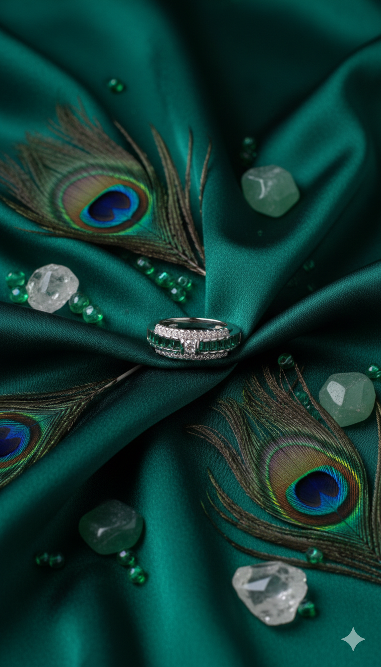 The Art Deco Emerald Band_2