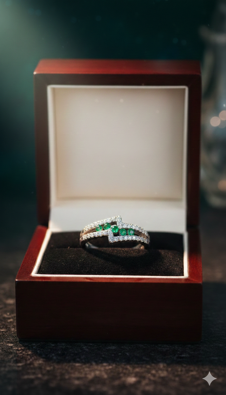 The Emerald Zig-Zag Ring_4