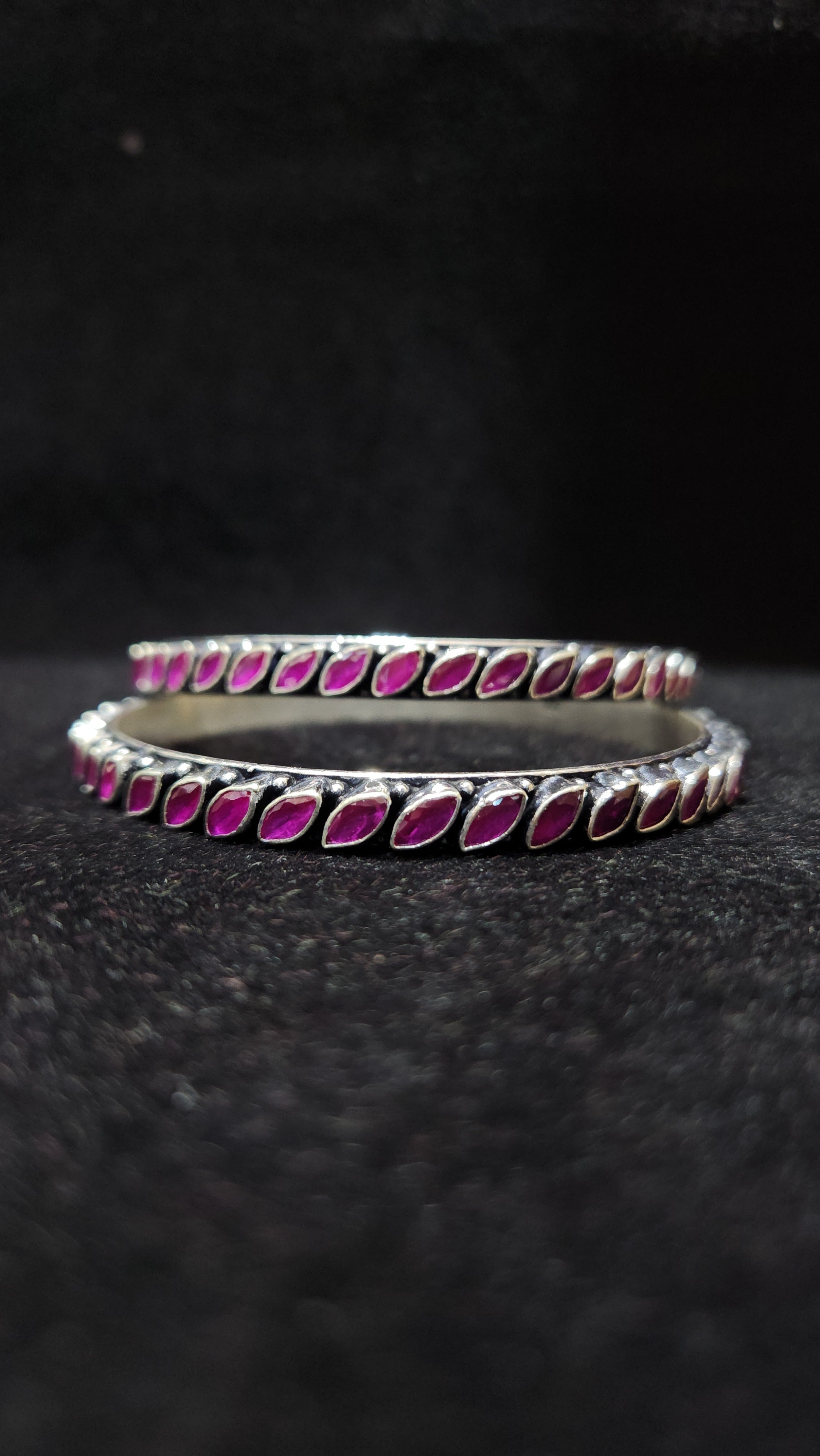 The Ruby Marquise Bangle