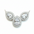 Triple Pear Halo Pendant_1