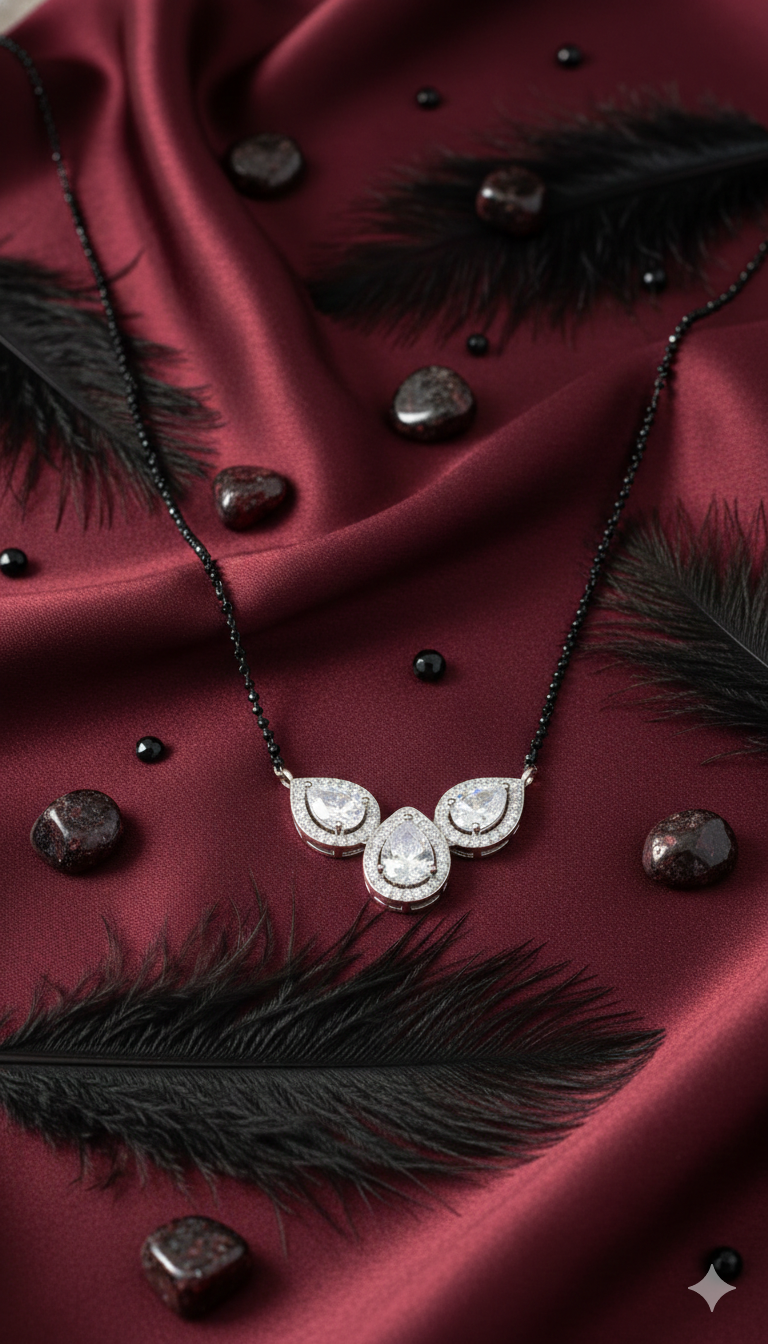 Triple Pear Halo Pendant_2