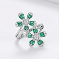 Twin Blossom Sparkle Ring_1