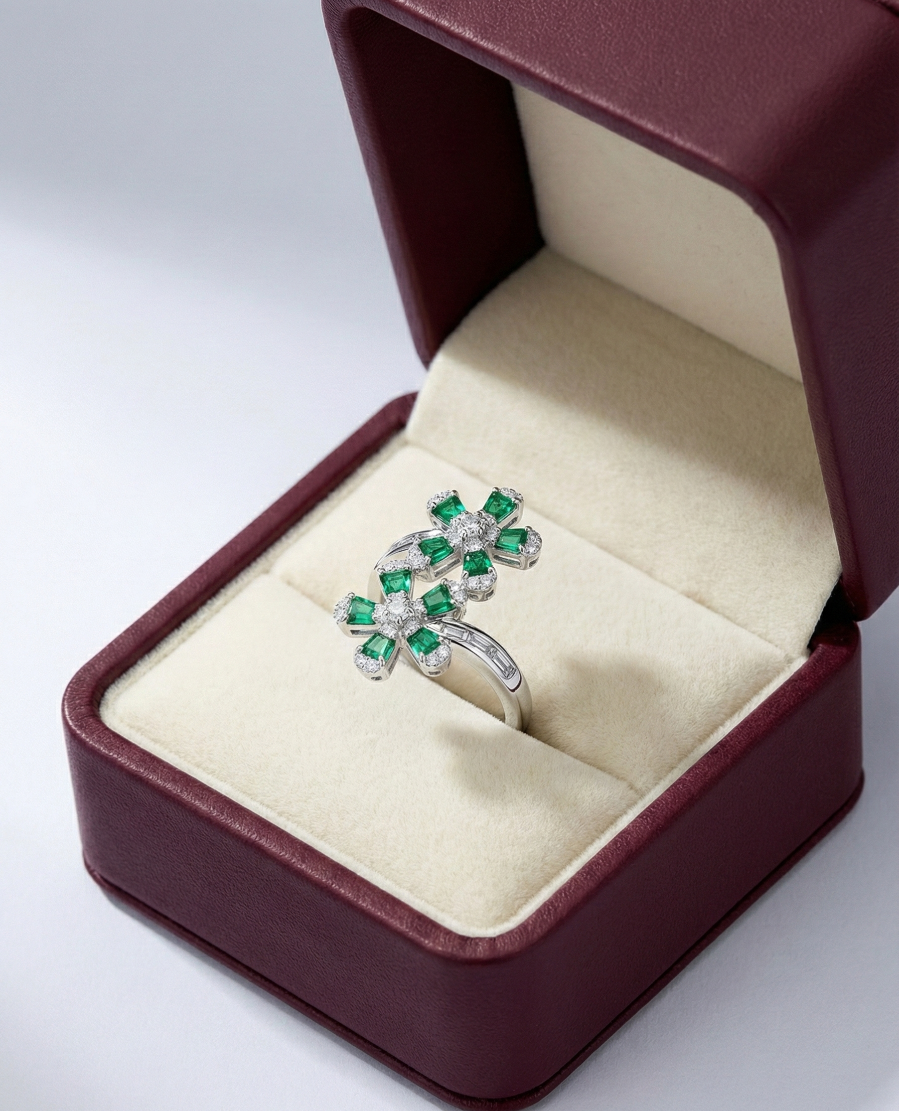 Twin Blossom Sparkle Ring_2
