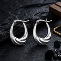 Twisted Hoop Earrings