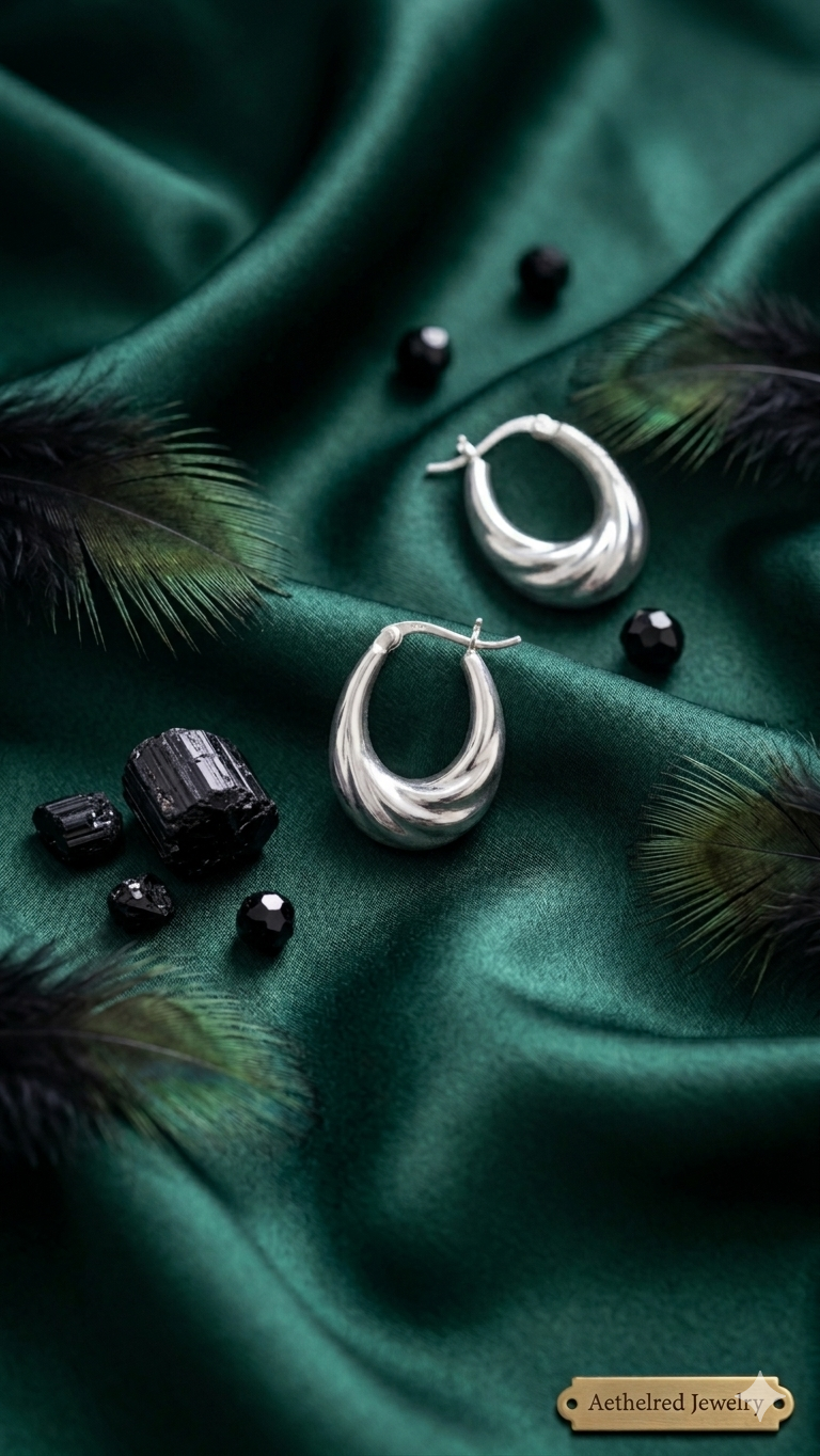 Twisted Hoop Earrings