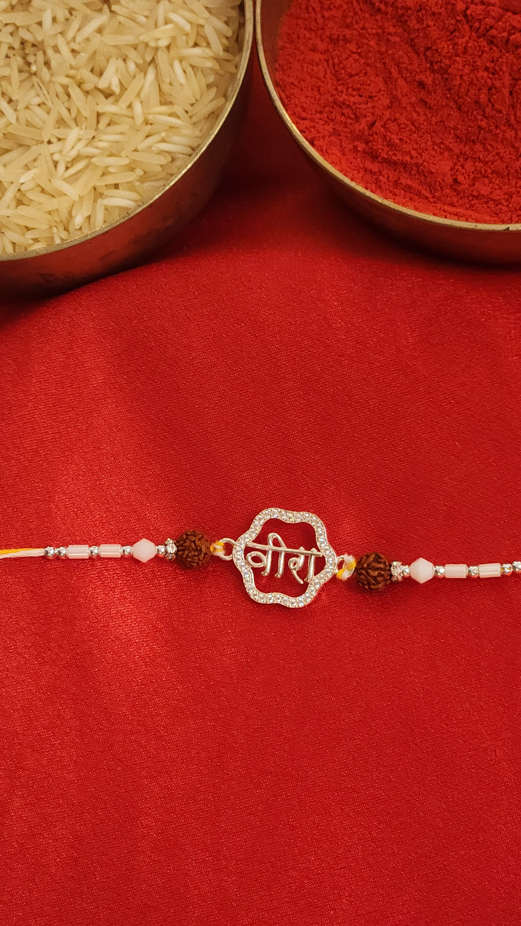 Veera Silver Rakhi