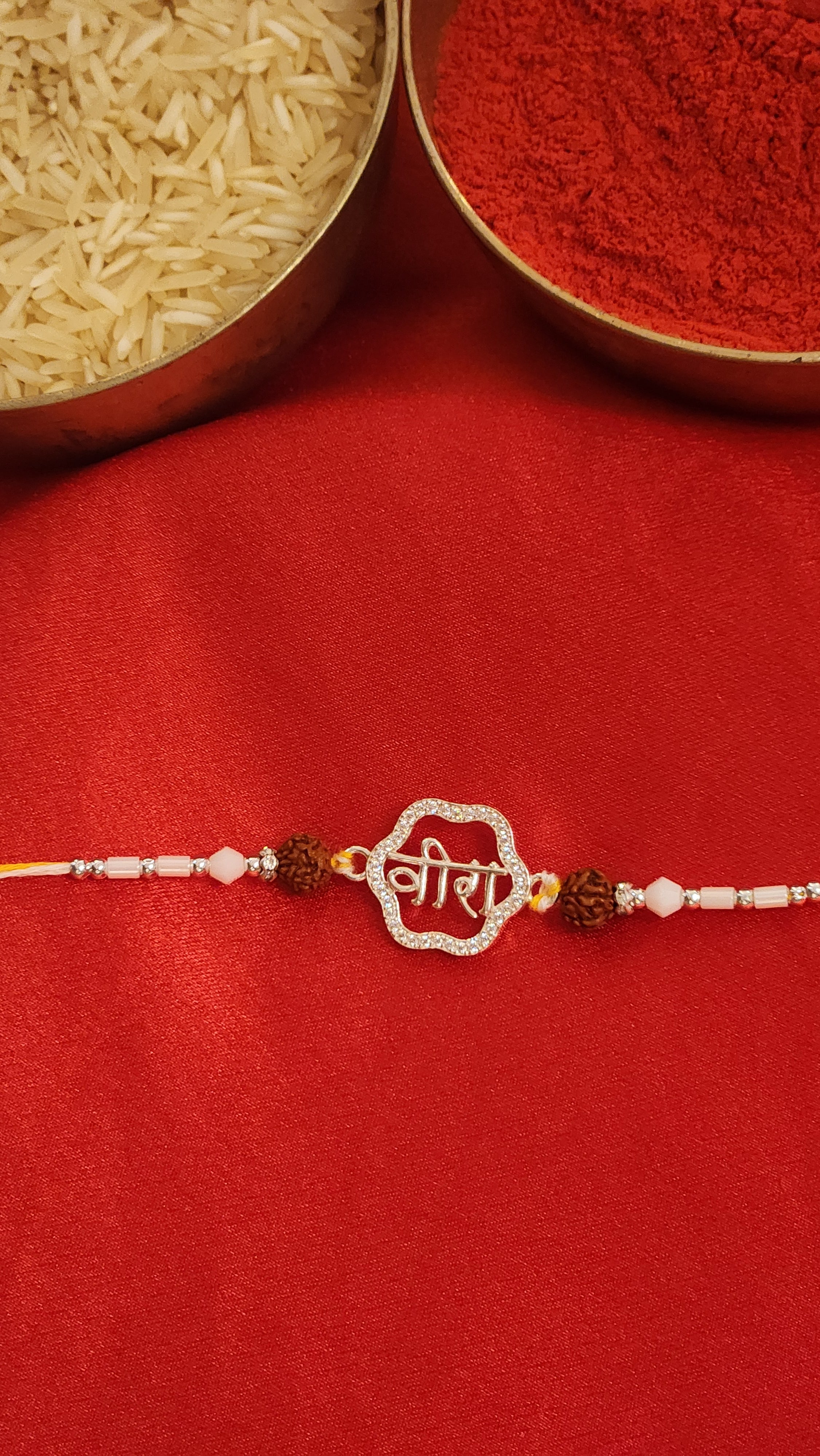 Veera Silver Rakhi