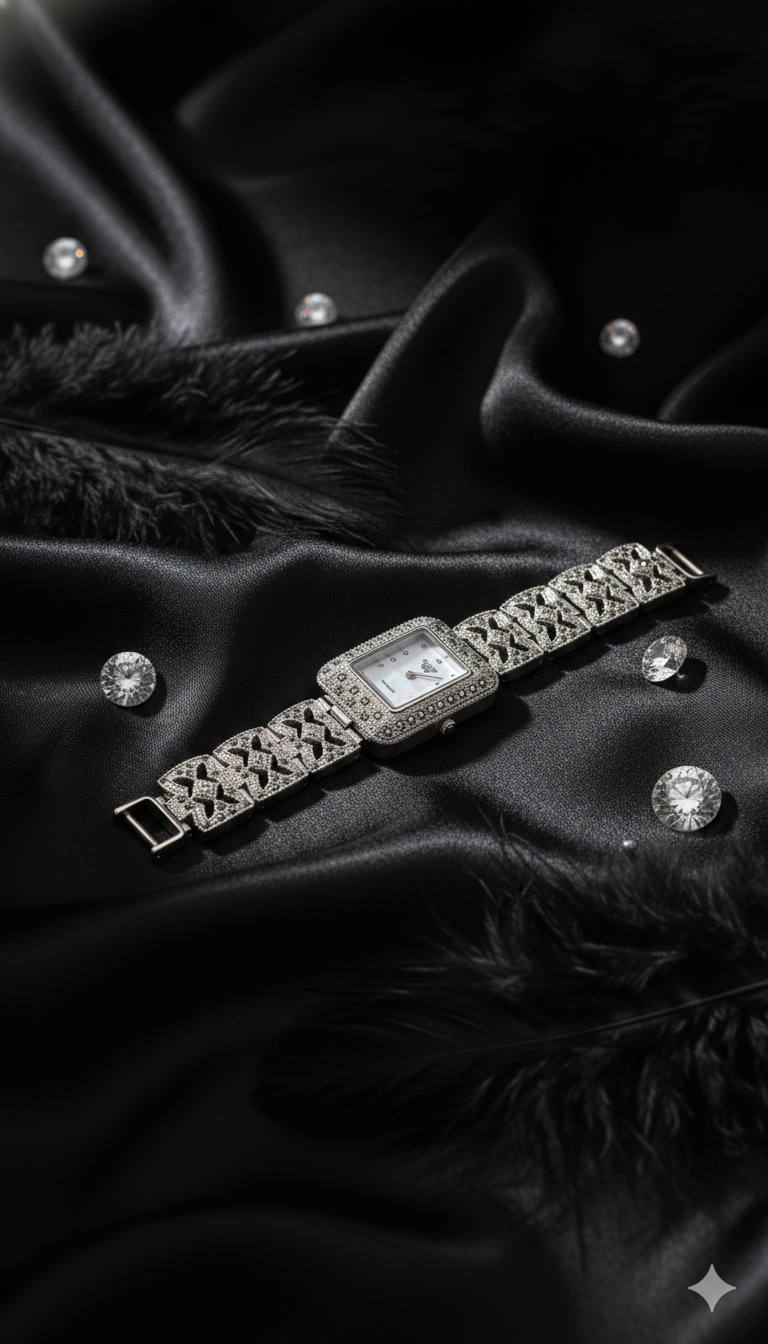 Vintage Marcasite Art Deco Watch_2