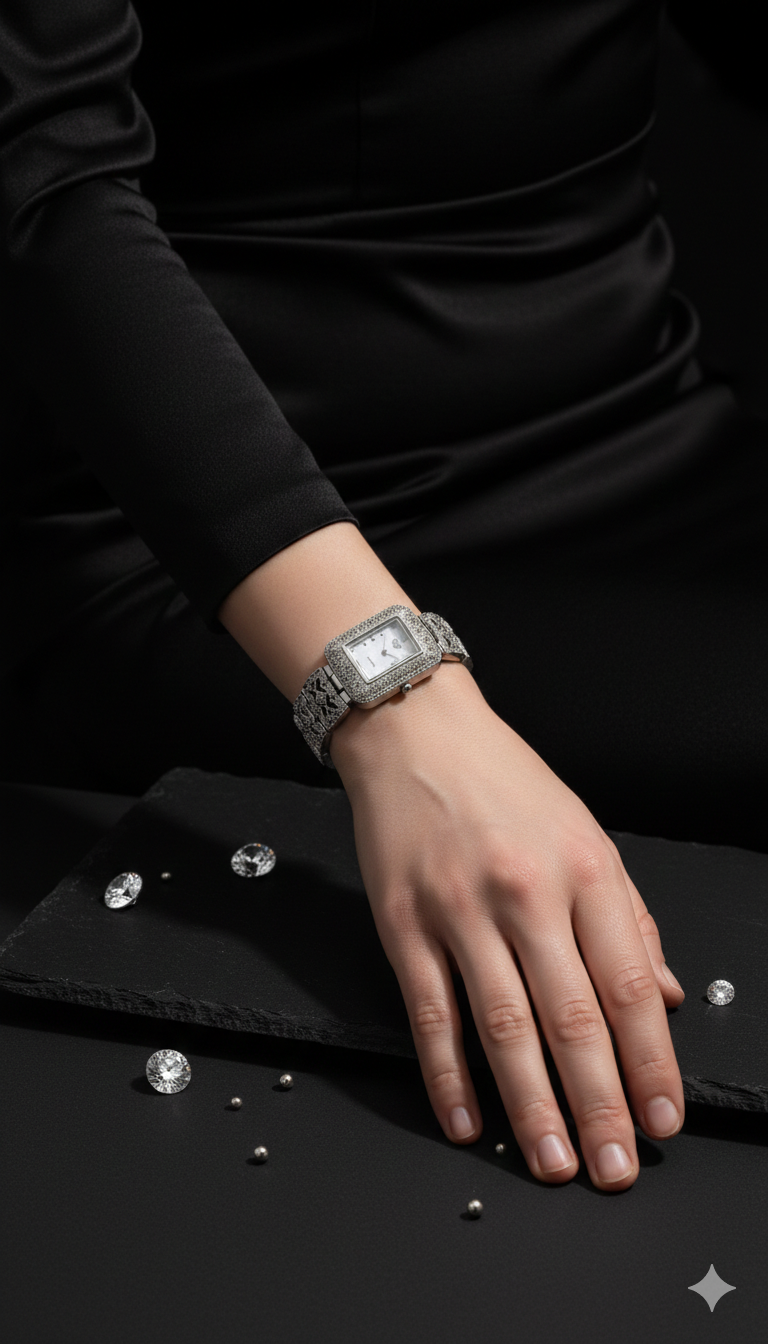 Vintage Marcasite Art Deco Watch_5