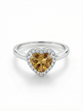 Yellow Heart Gemstone Ring_1