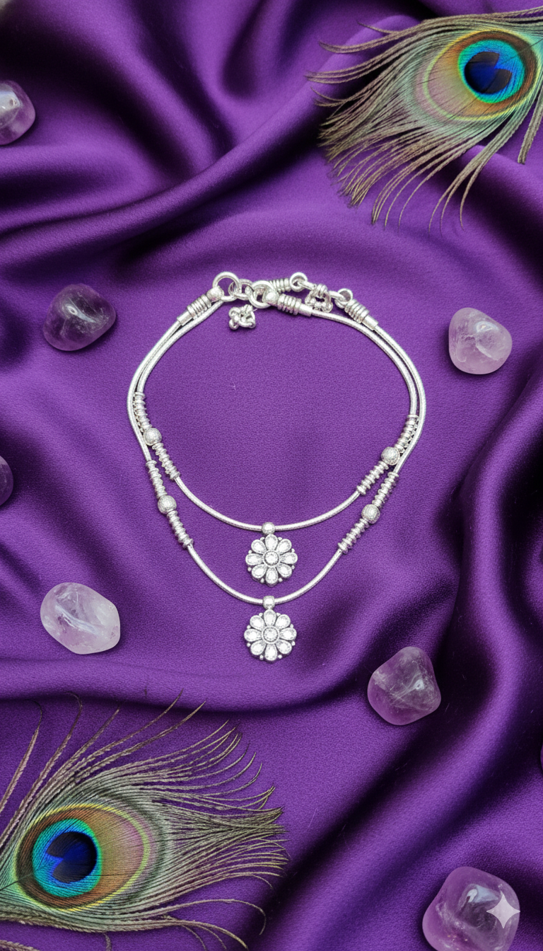 Zircon - Encrusted Blossom Payal_2