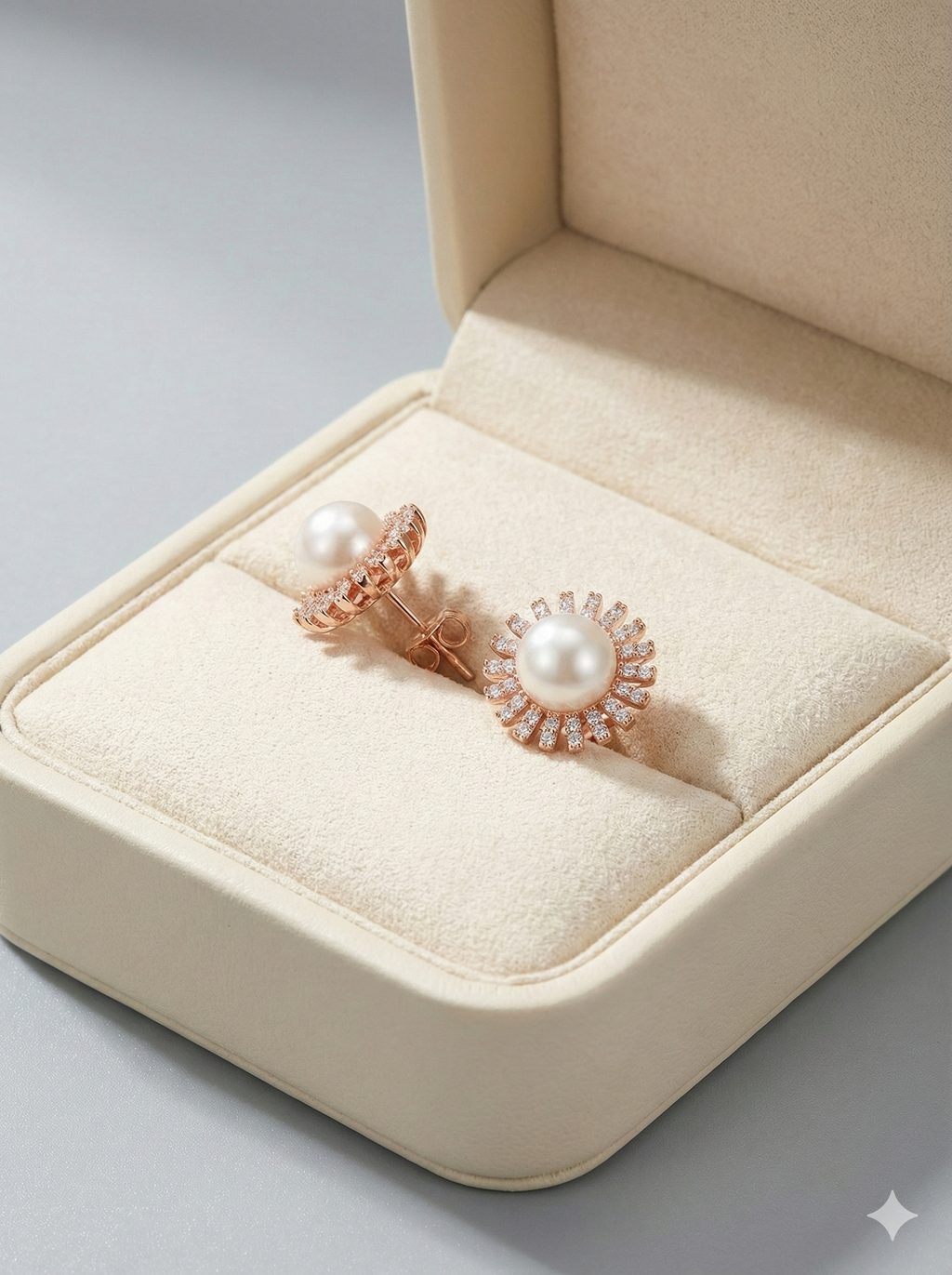 Sunflower Pearl Studs