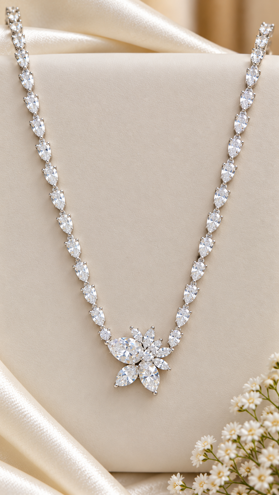Floral Brilliance Necklace