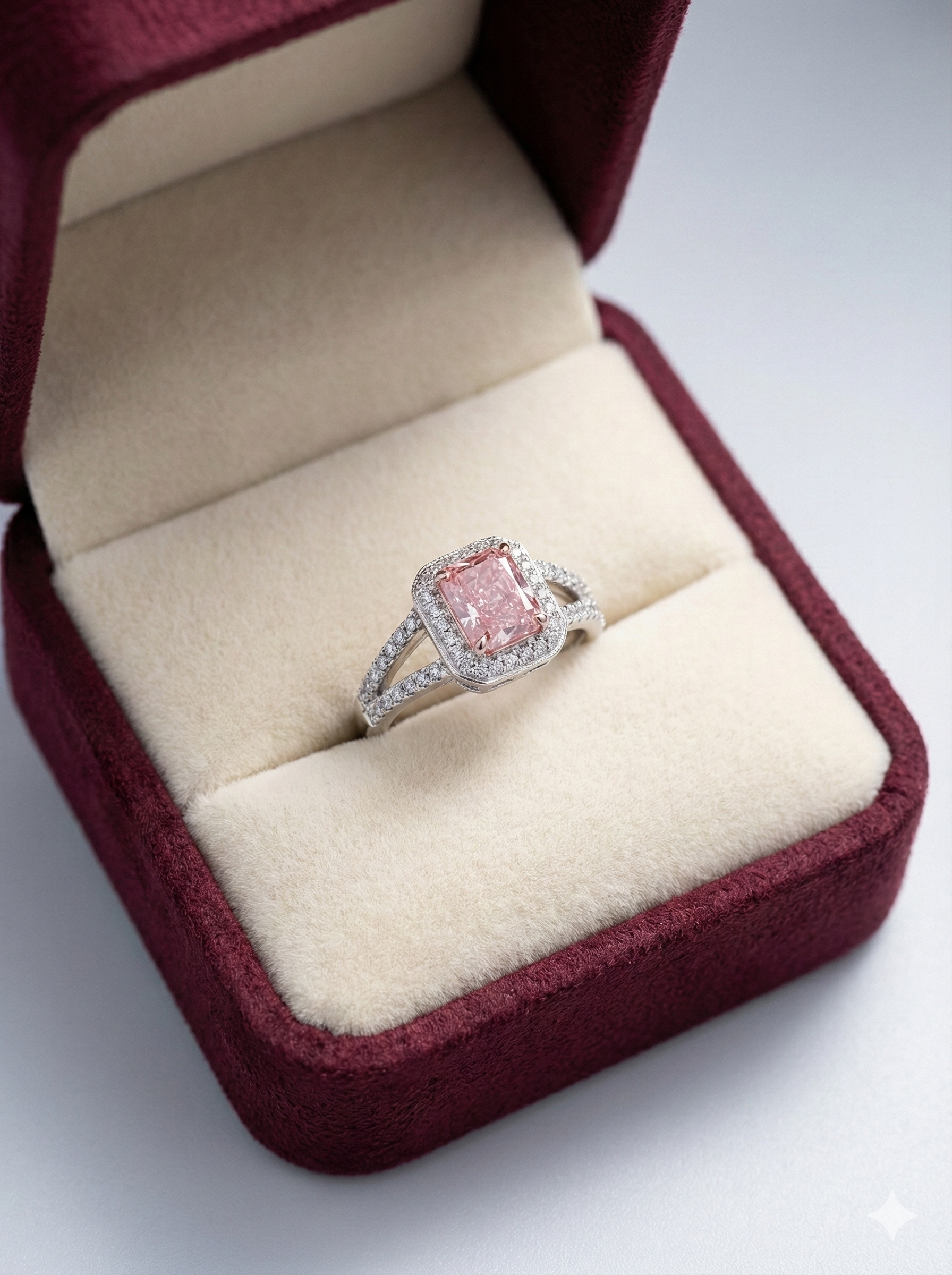Pink Radiant Ring