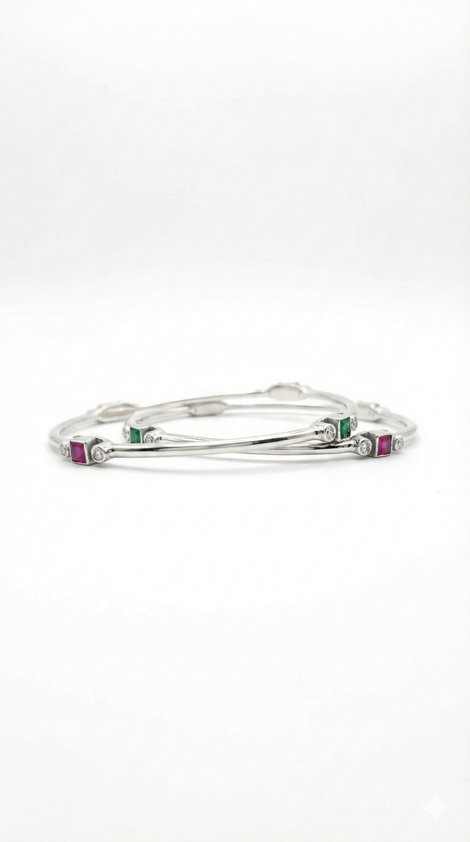 Modern Heritage Silver Bangles