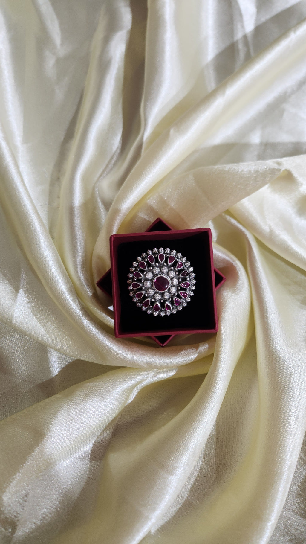 Ruby Crown Ring