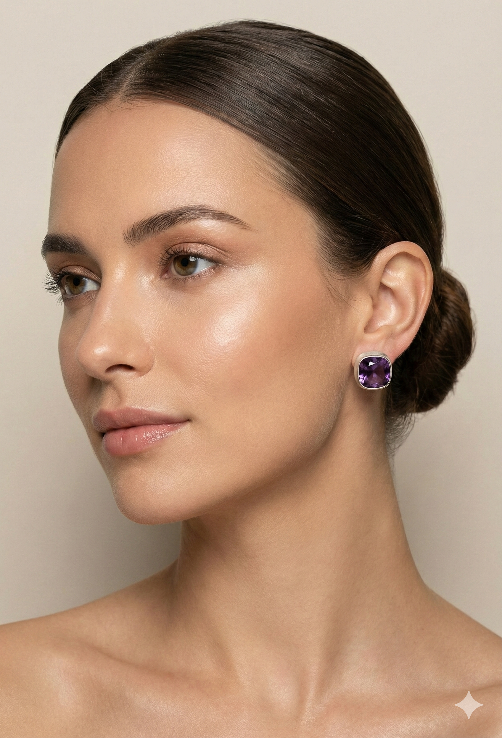 Amethyst Studs