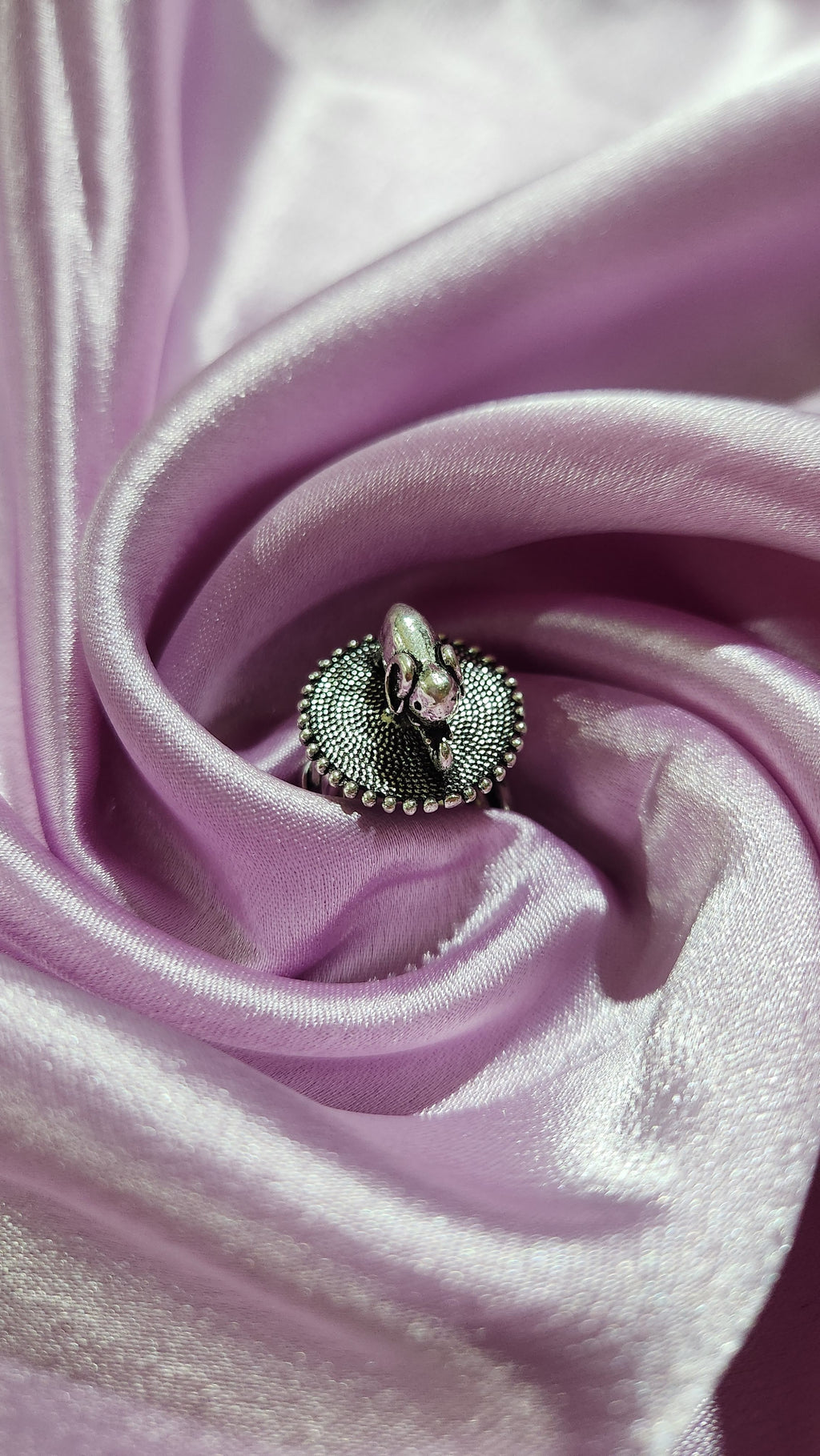 Silver Elephant Ring