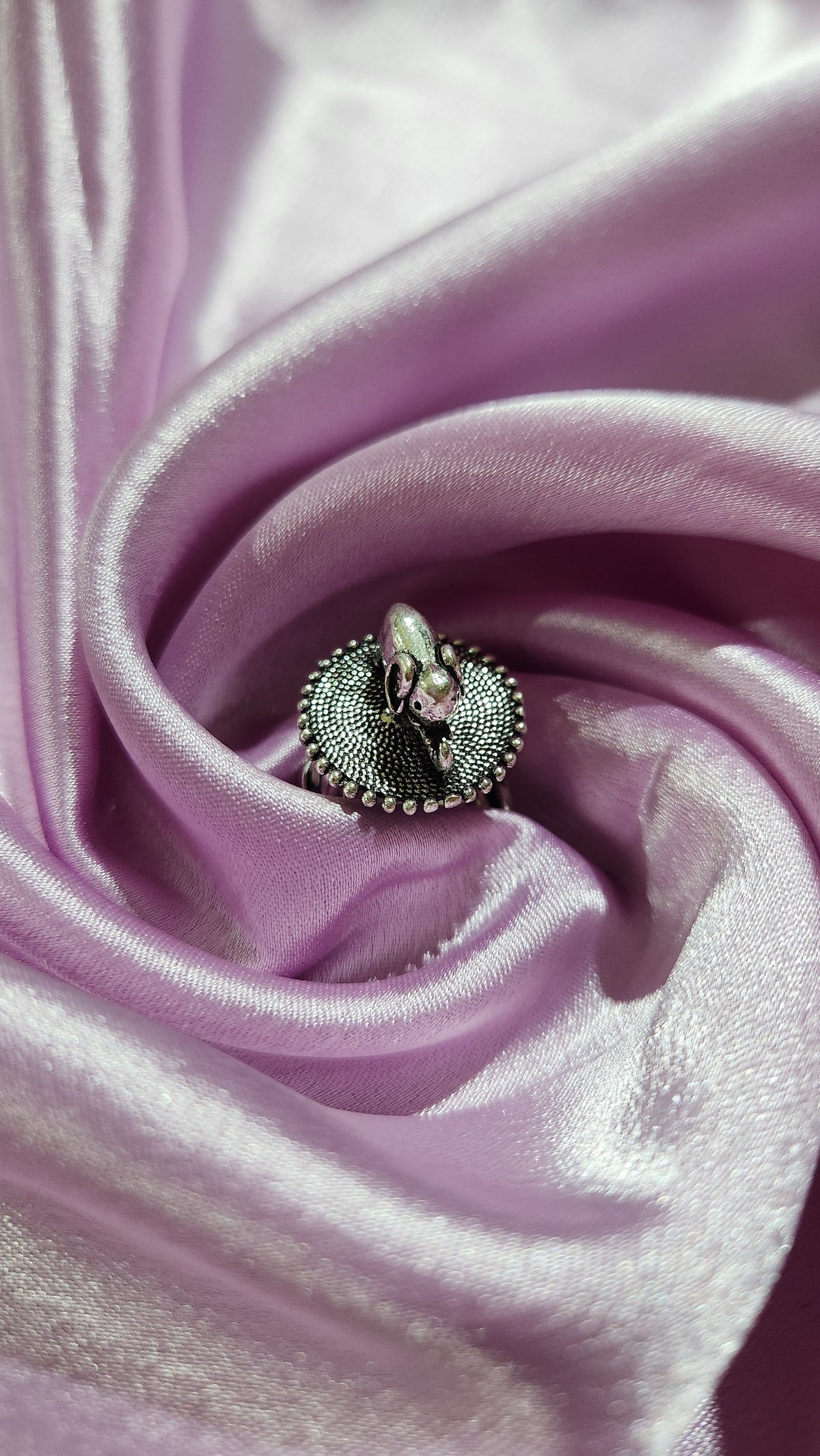Silver Elephant Ring
