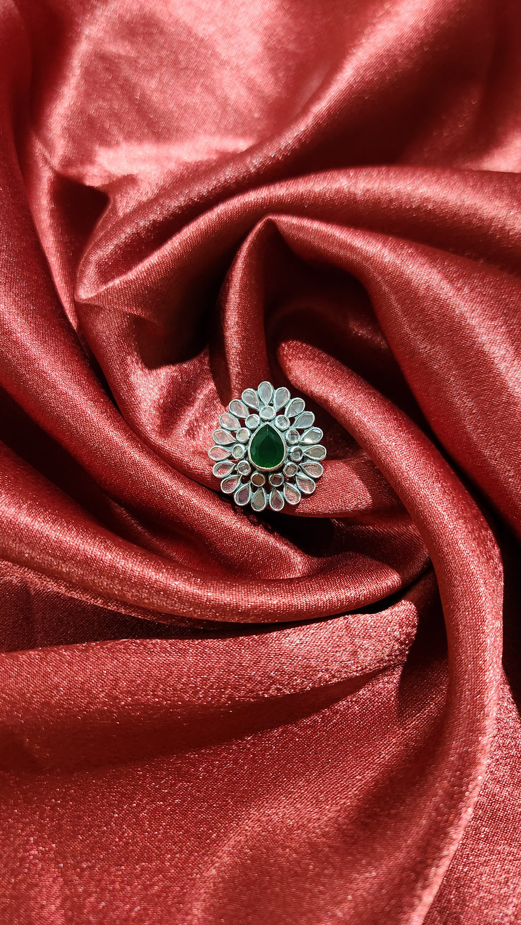 Green Blossom Ring