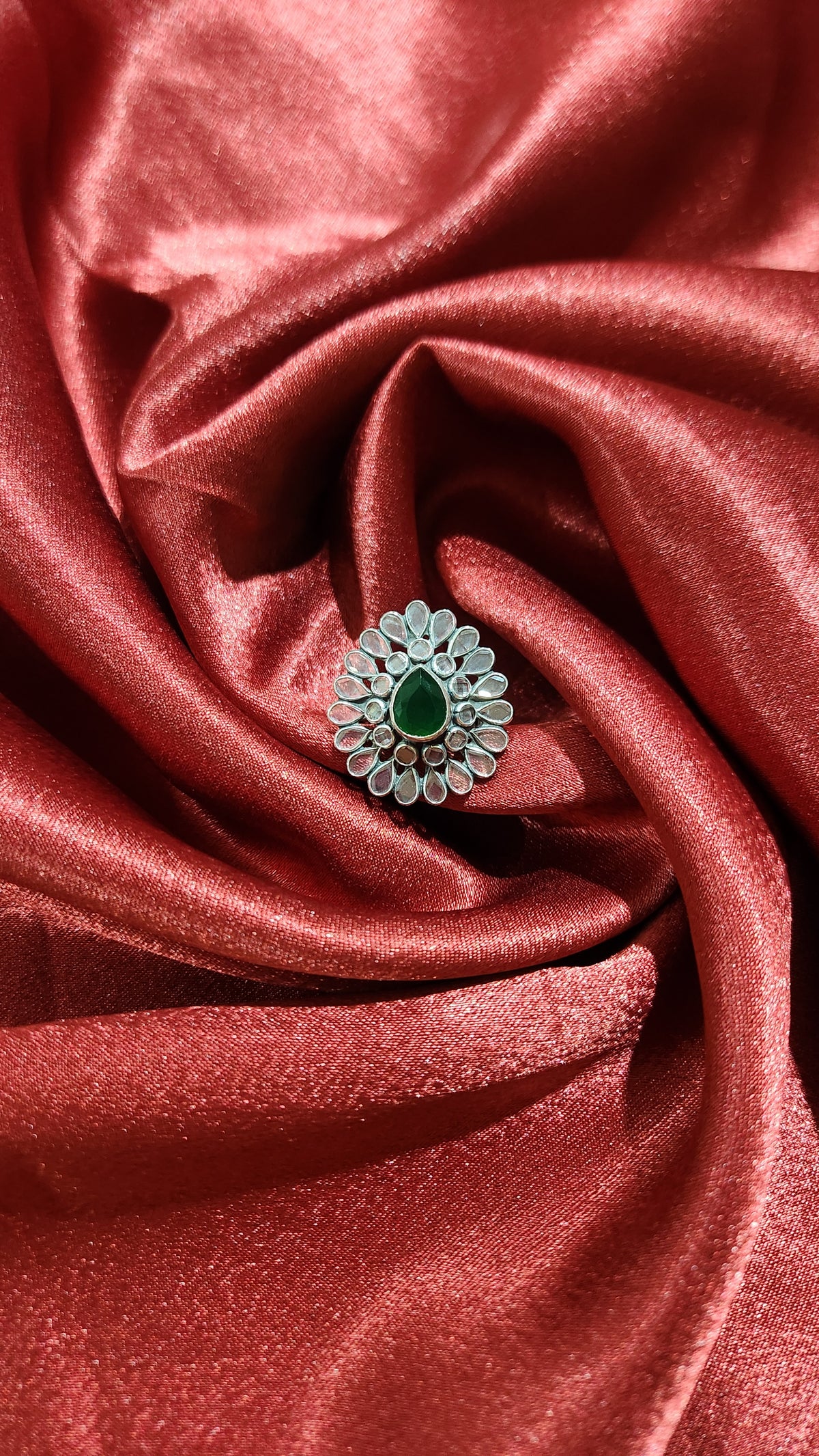 Green Blossom Ring