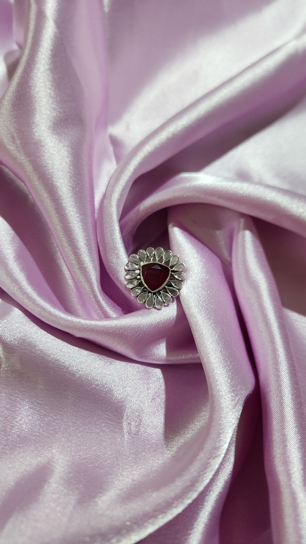 Ruby Bloom Ring