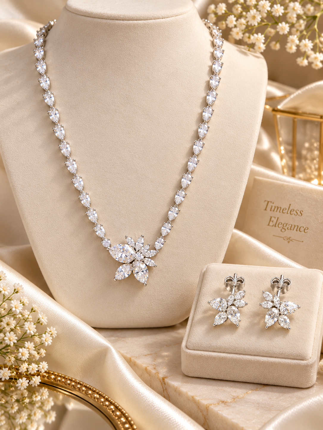 Floral Brilliance Necklace