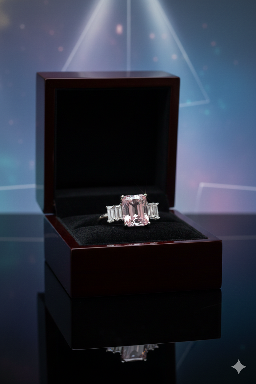 Blush Emerald Trinity