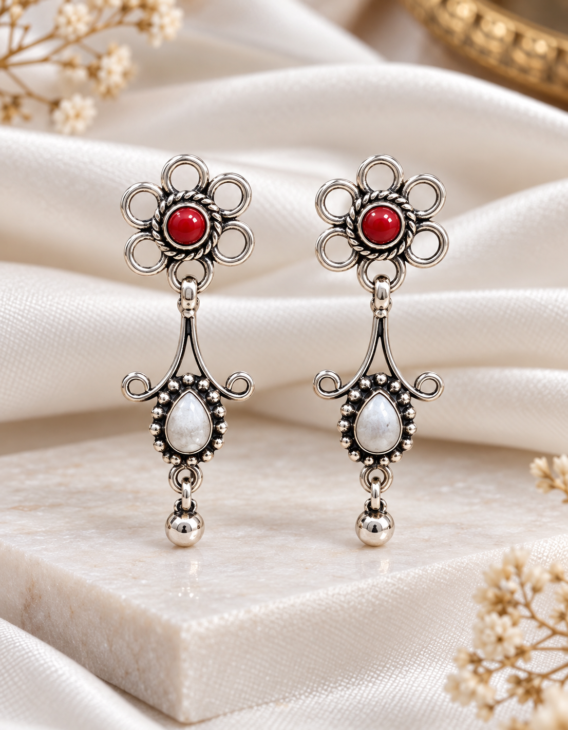 Navratan Necklace Set