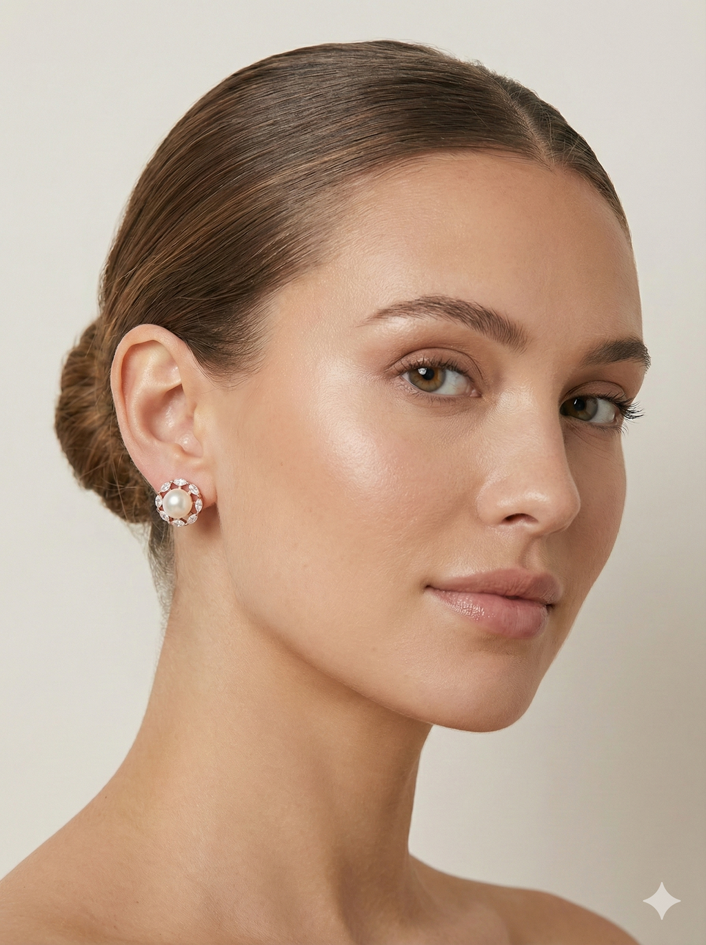 Classic Round Pearl Earrings