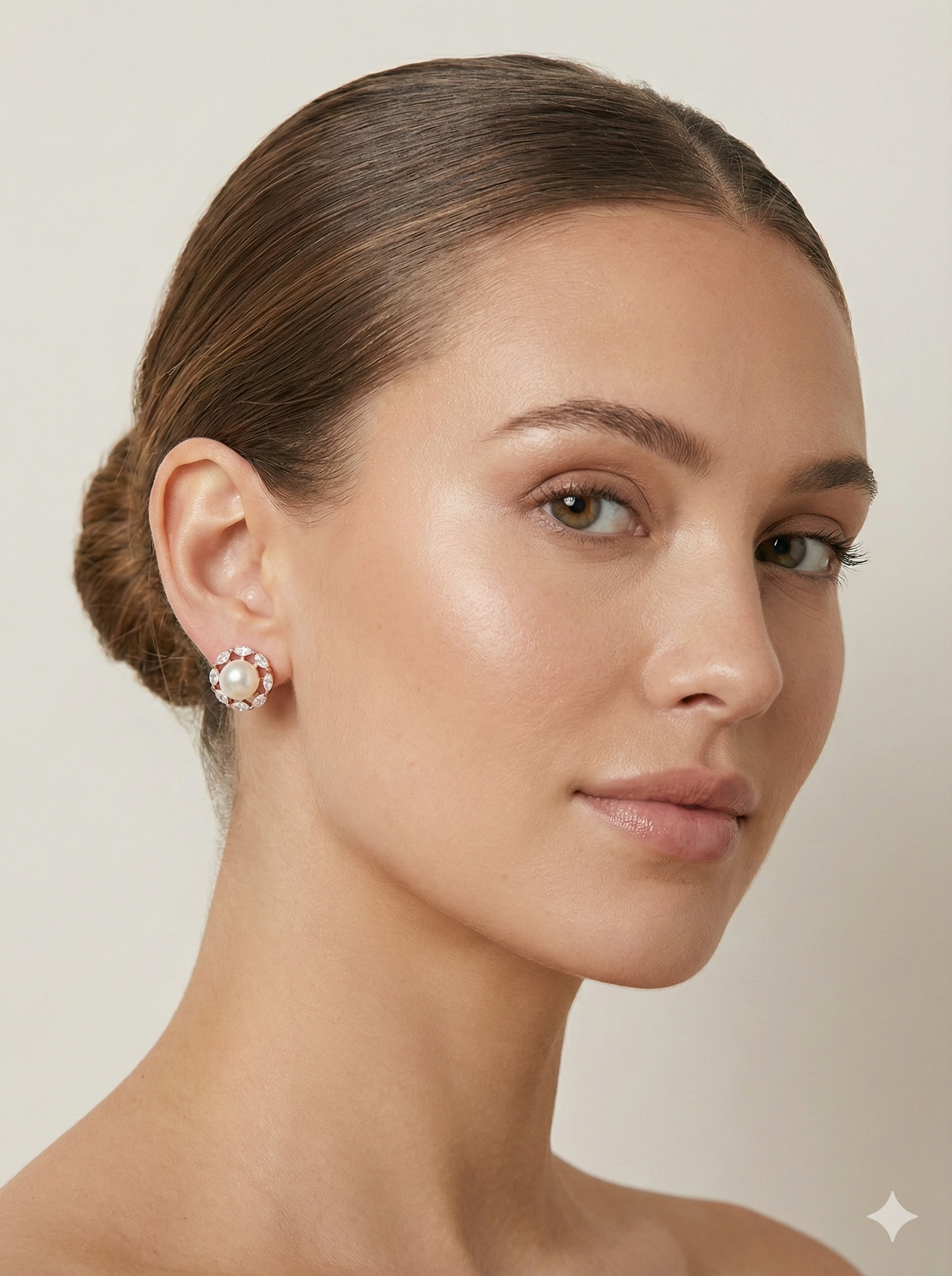 Classic Round Pearl Earrings