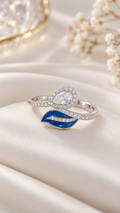 Sapphire Petal Ring