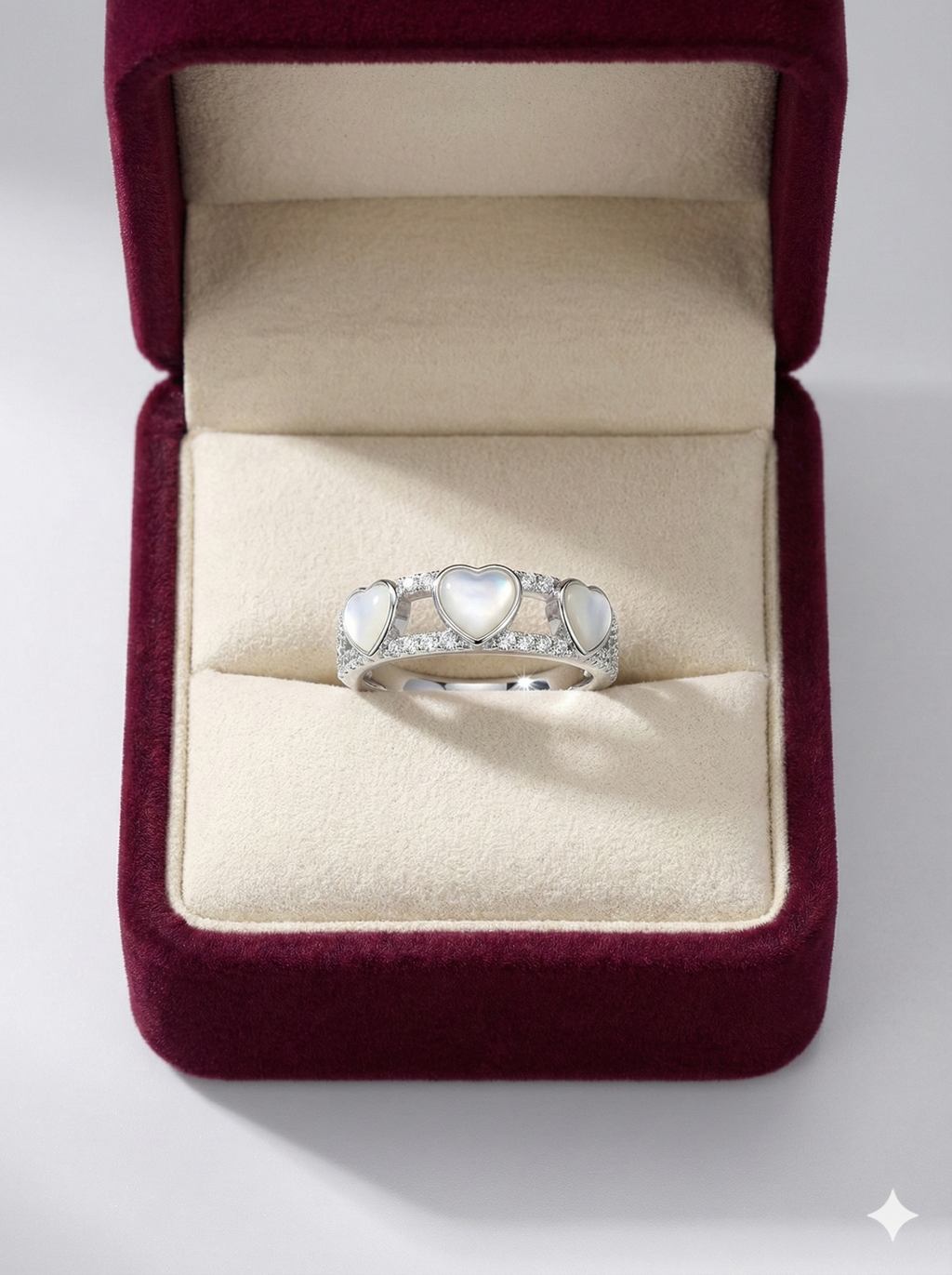 Heart Eternity Ring
