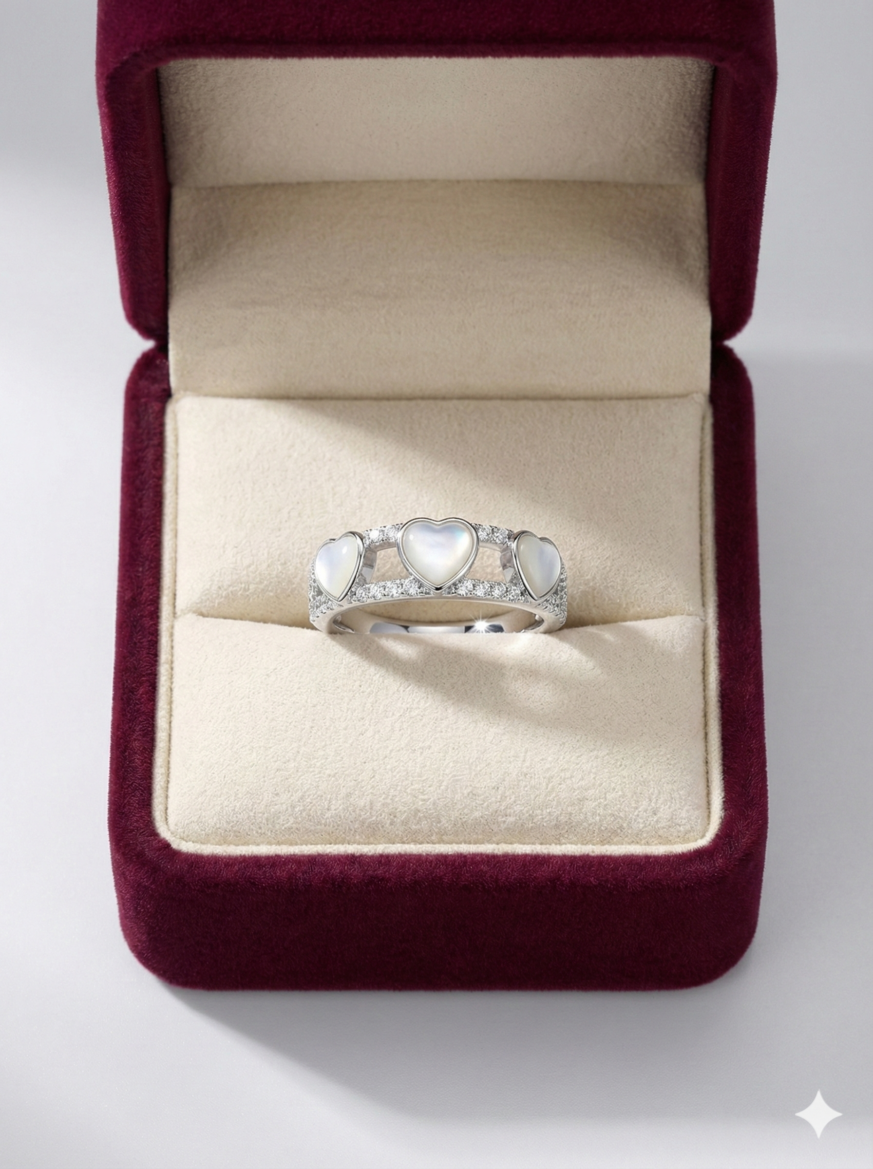 Heart Eternity Ring