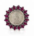 Ruby Petal Ginni Ring by Myrah Jewels
