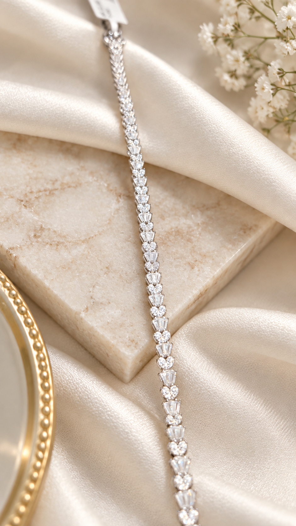 Crystal Cascade Bracelet