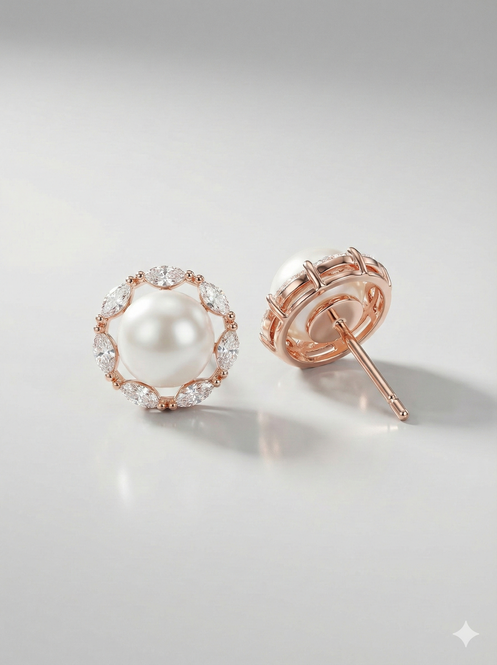 Classic Round Pearl Earrings