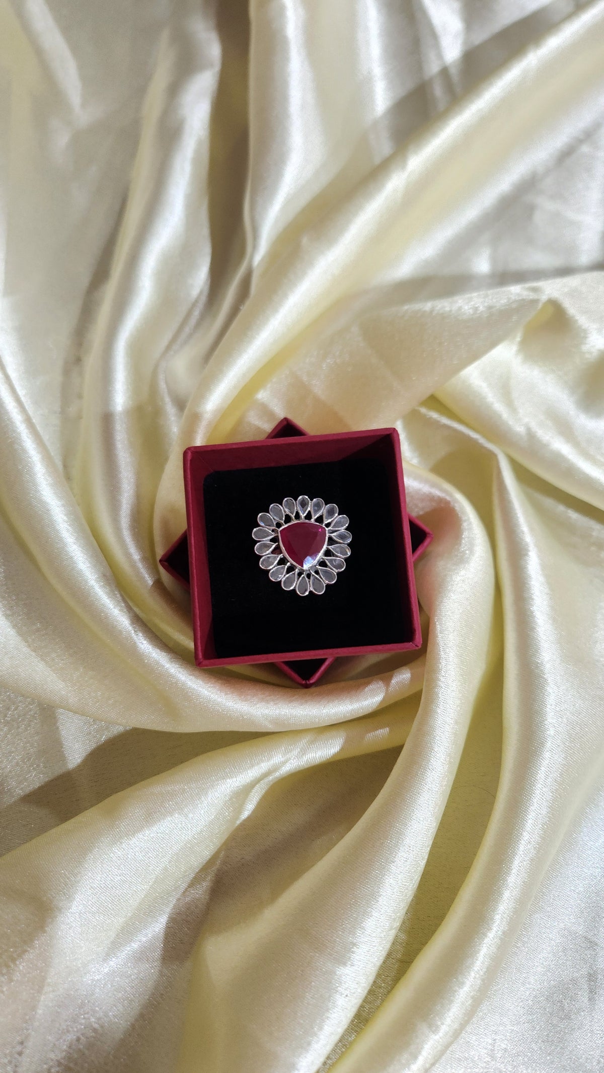 Ruby Bloom Ring