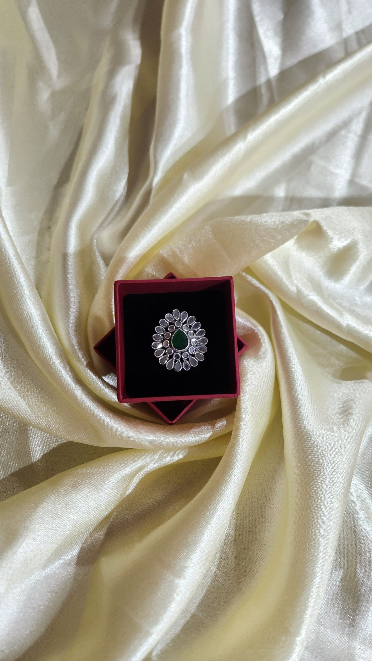Green Blossom Ring