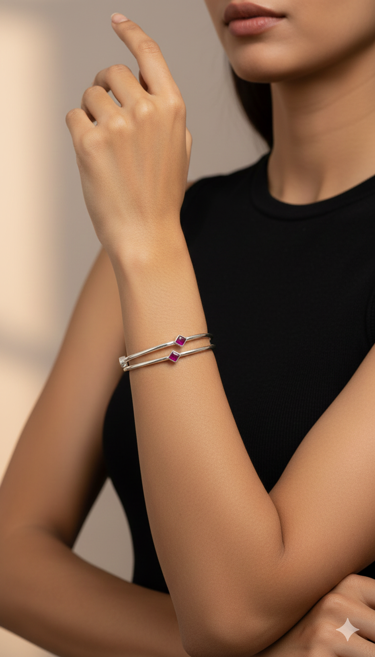 Ruby Essence Bangles