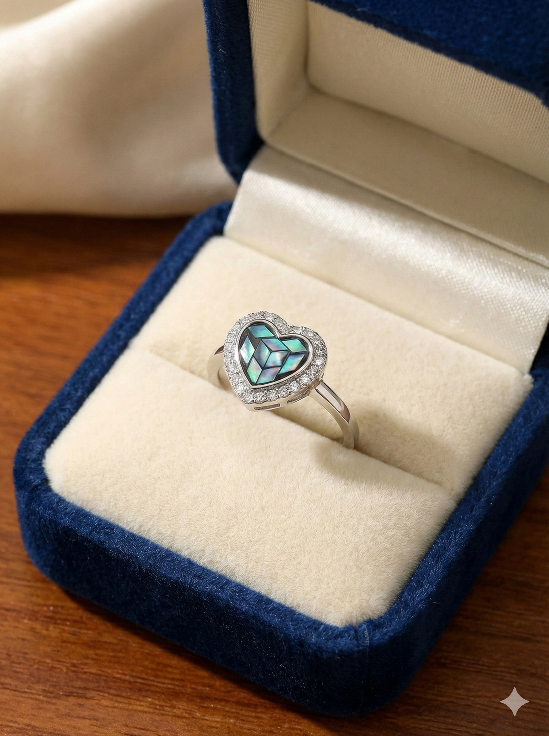 Heart's Puzzle Ring