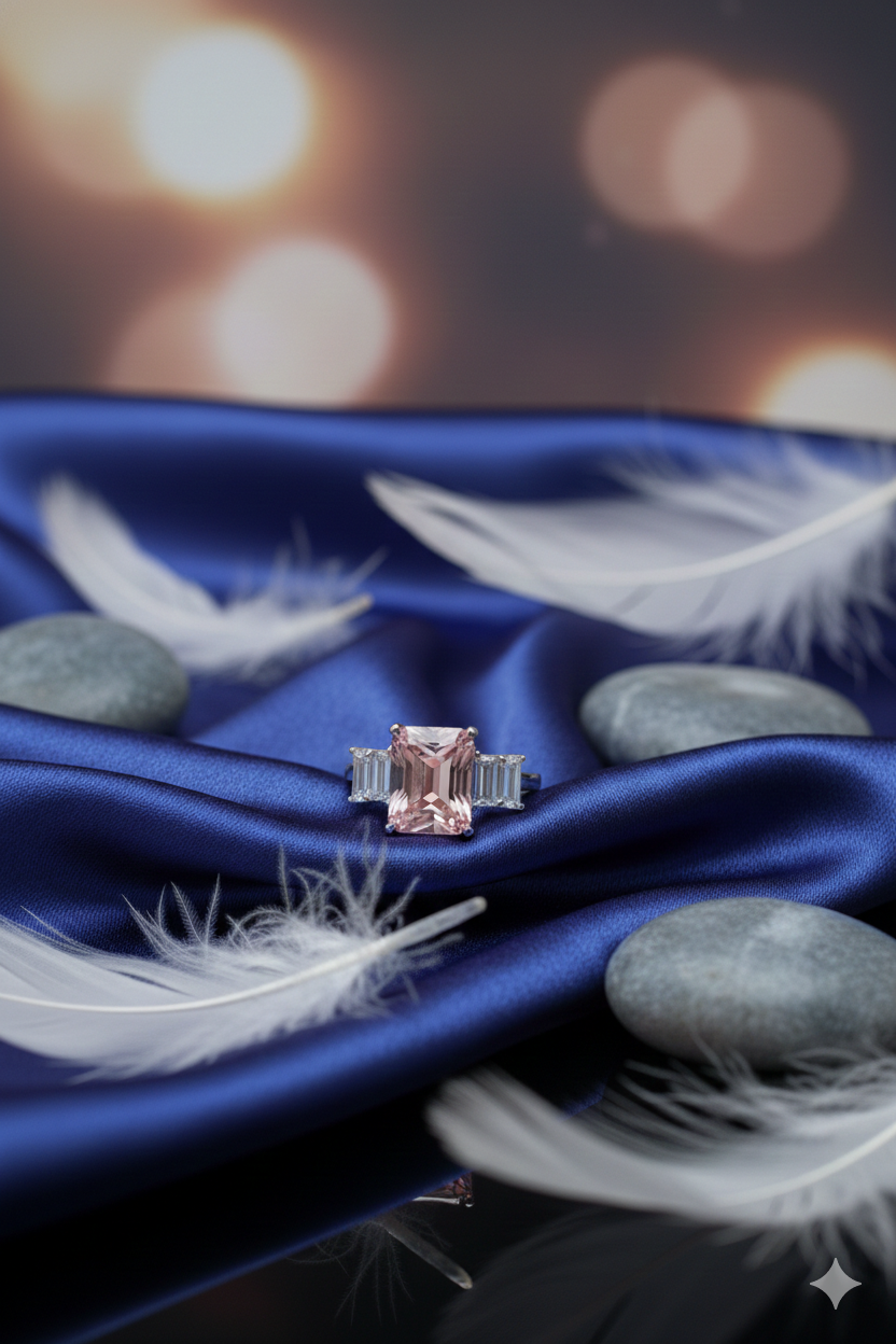 Blush Emerald Trinity